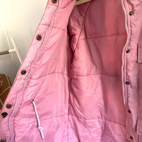 Vintage Pink Puffer Jacket - Picture 5 of 7